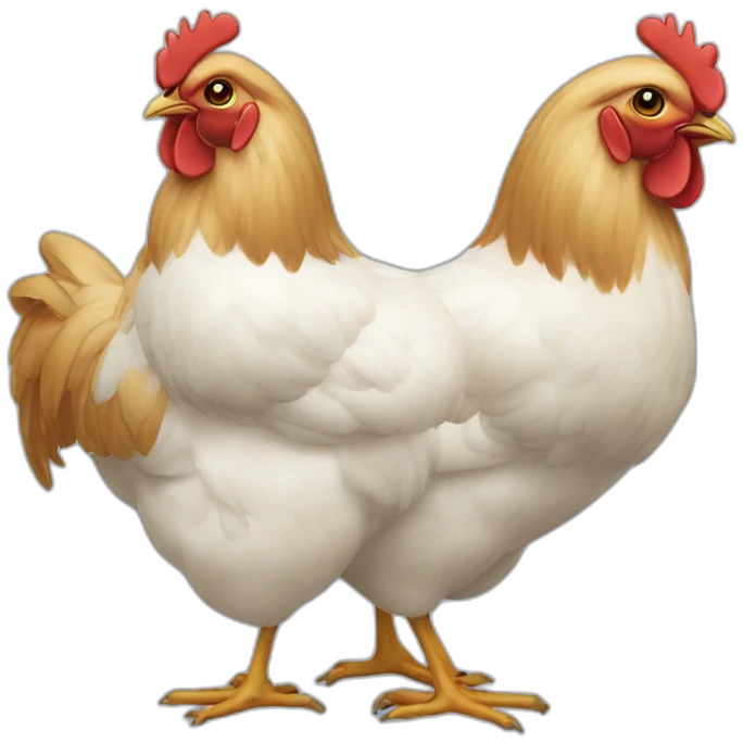 3 amis poules emoji