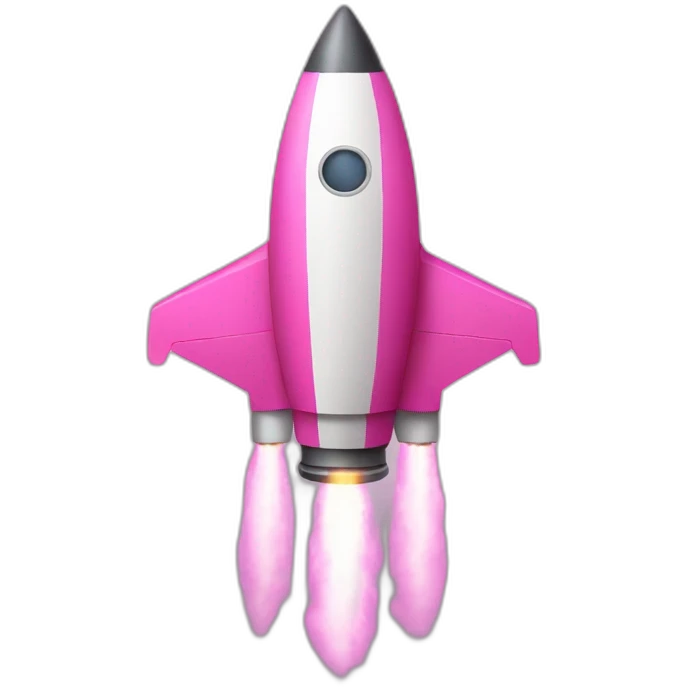 pink Rocket emoji