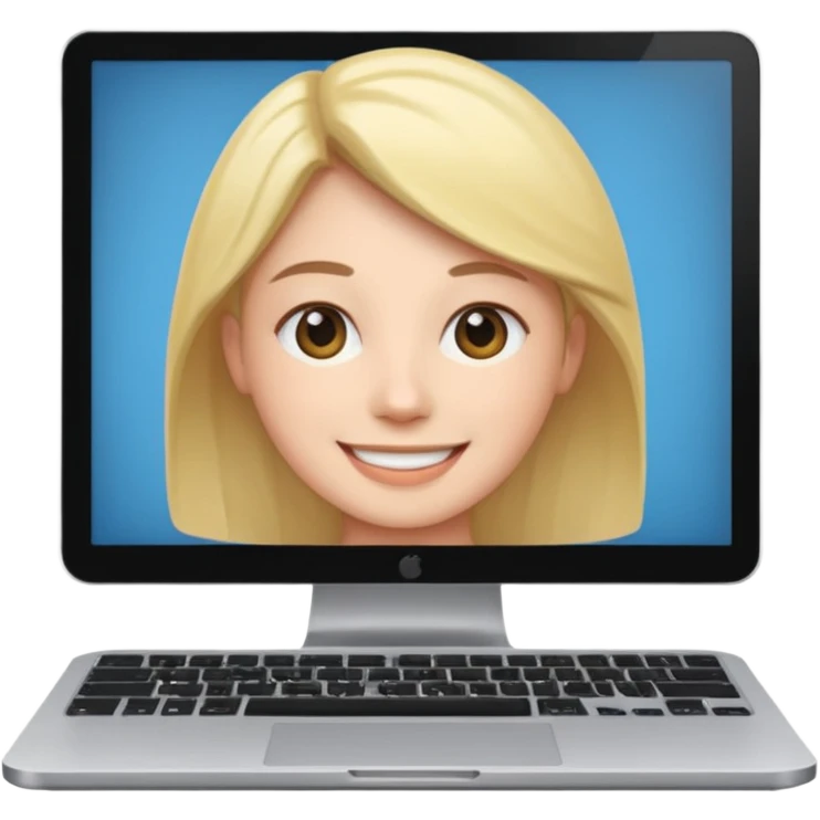 videollamada computadora emoji