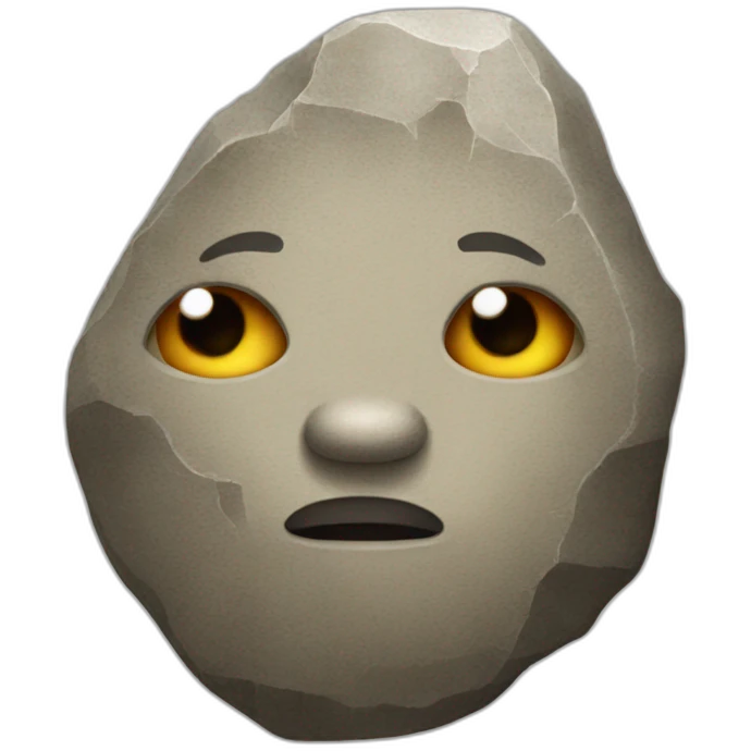 Rock emoji