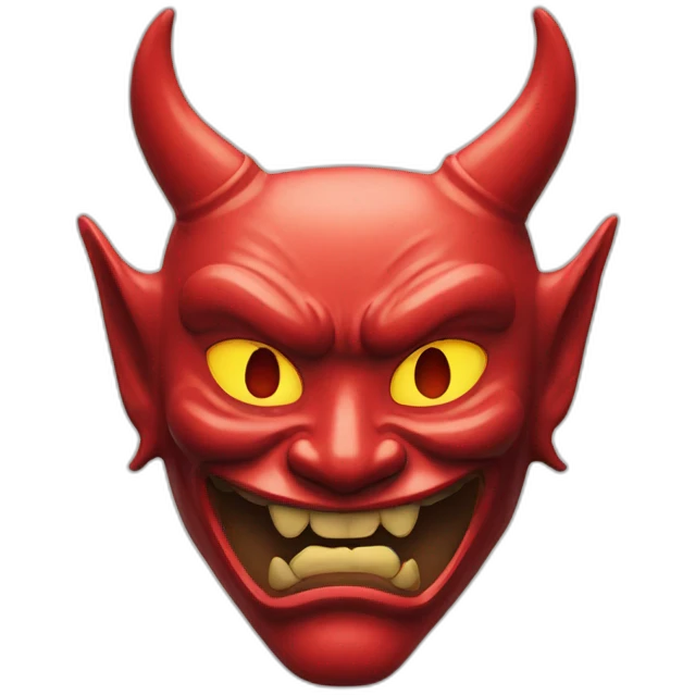 Japanese DEVIL Mask emoji