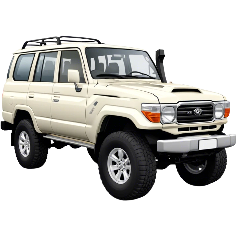 Toyota Land Cruiser - Toyota (Model Year: 2021) (Iconic colour: White) emoji