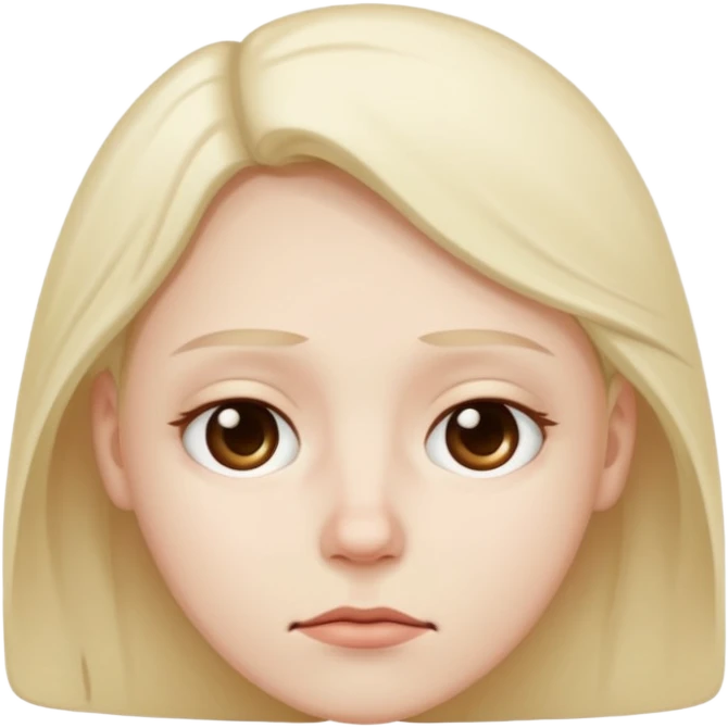 empty look with sleepy eyes emoji