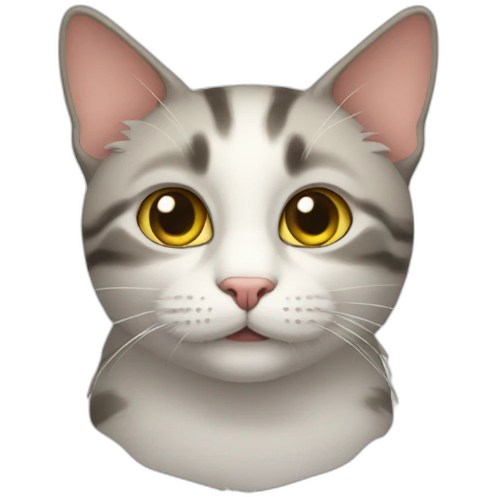 Cat with emoji