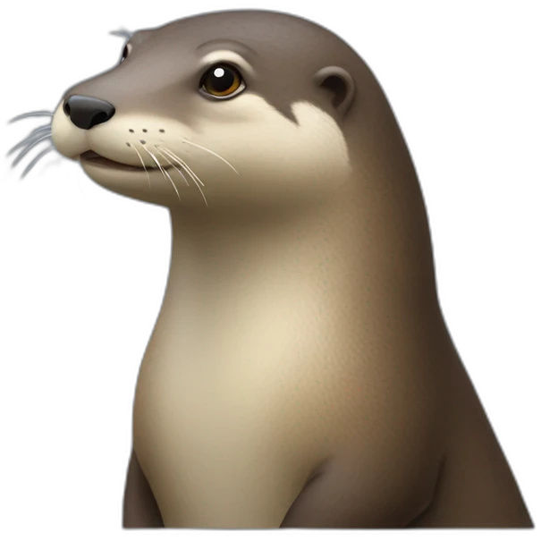 Une loutre sur un cheval emoji