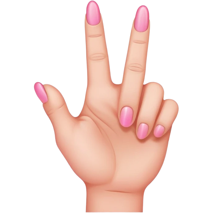 pink middle finger emoji
