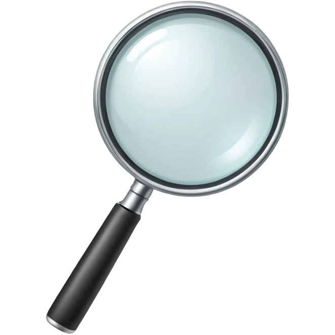 magnifying glass emoji