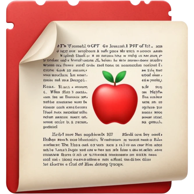thumbnail picture mac os, pdf document physical written paper, red wax mark elegant emoji