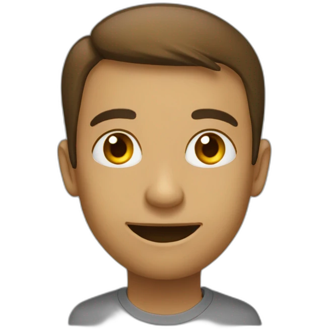 Alemã sorrindo de olhos fechados emoji