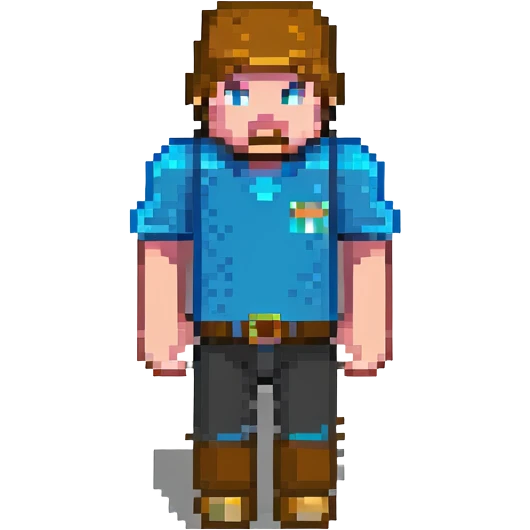 Minecraft Steve emoji