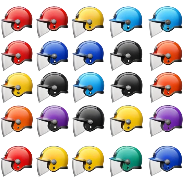 mini helmets emoji
