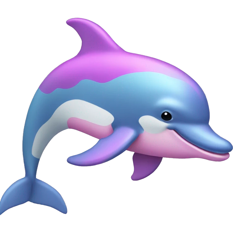 pink dolphin  emoji