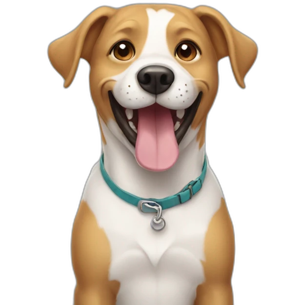 Smile dog emoji