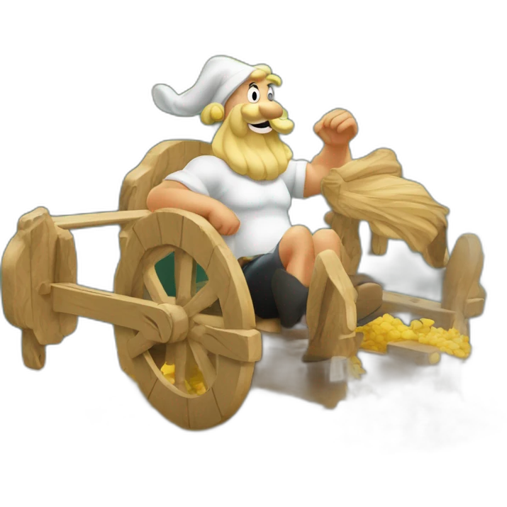 Astérix dans un manège  emoji