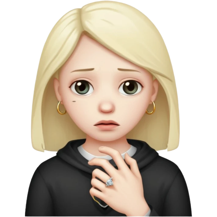  heart broken with ring emoji