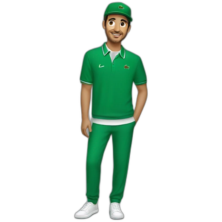 algerian Guy with Lacoste emoji
