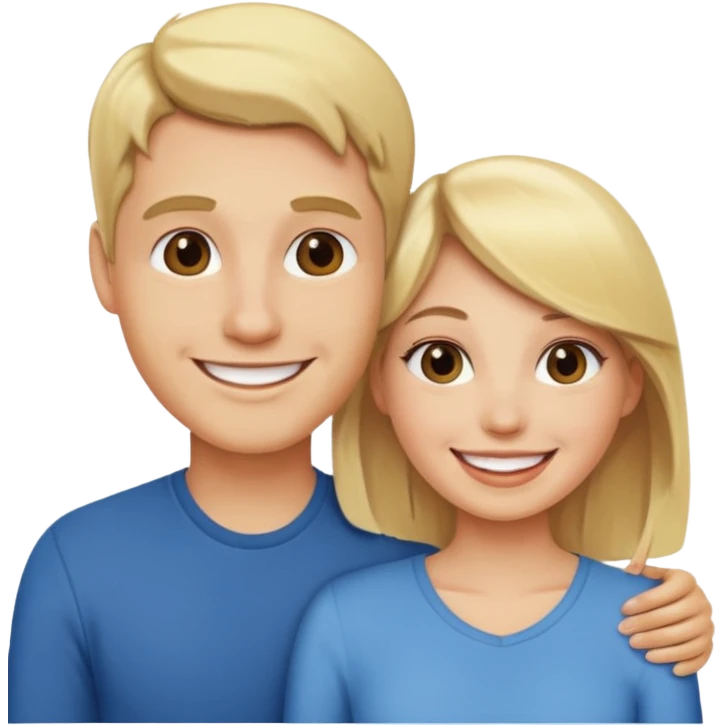 phone wallpaper with blonde couple as wallpaper emoji