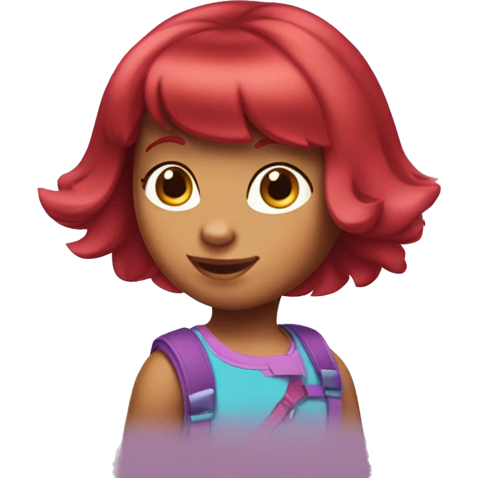 Dora the explorer bremod cherry red hair emoji