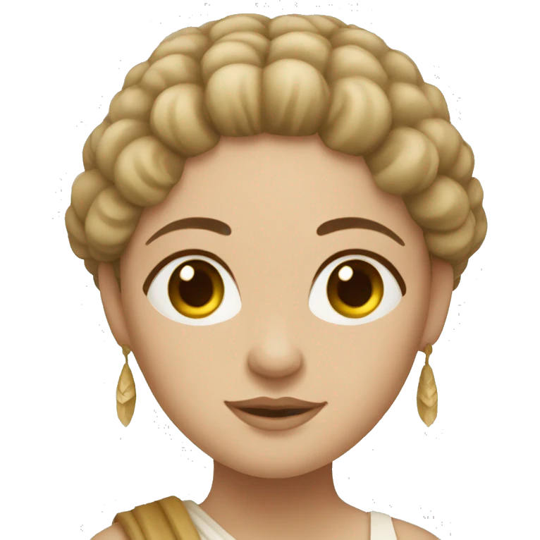 white ancient greek woman pregnant emoji