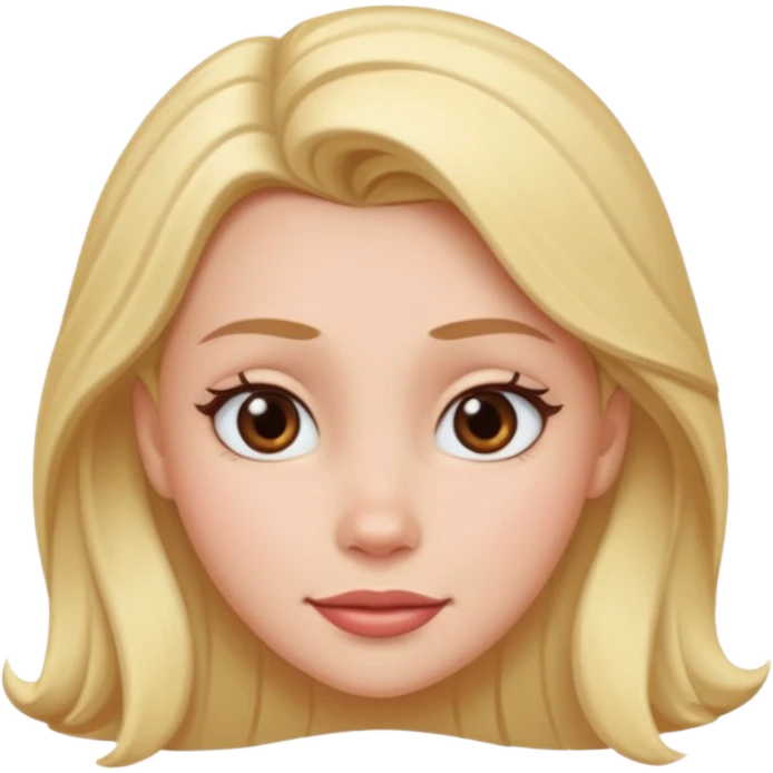  Disney Cartoon style female head emoji