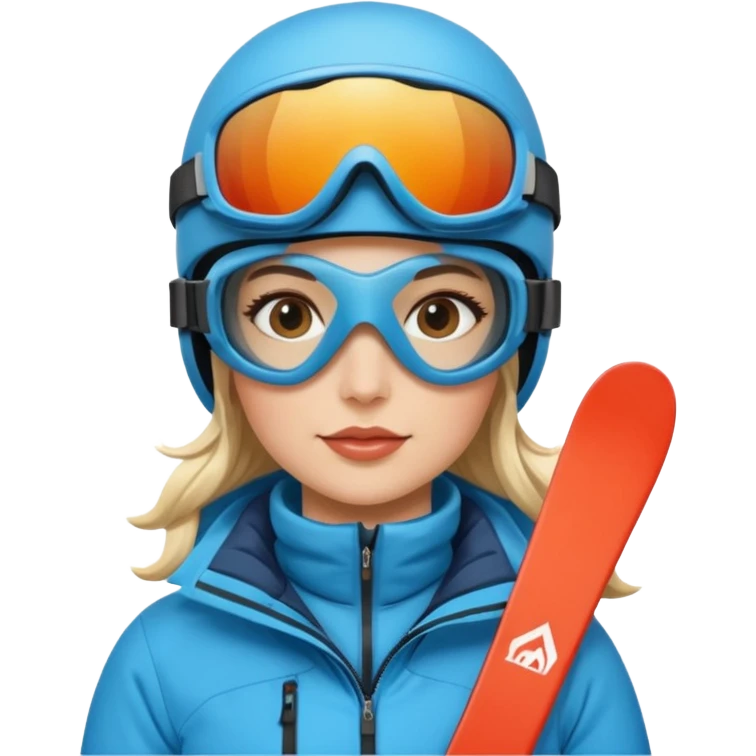 Woman Skiing Matterhorn emoji
