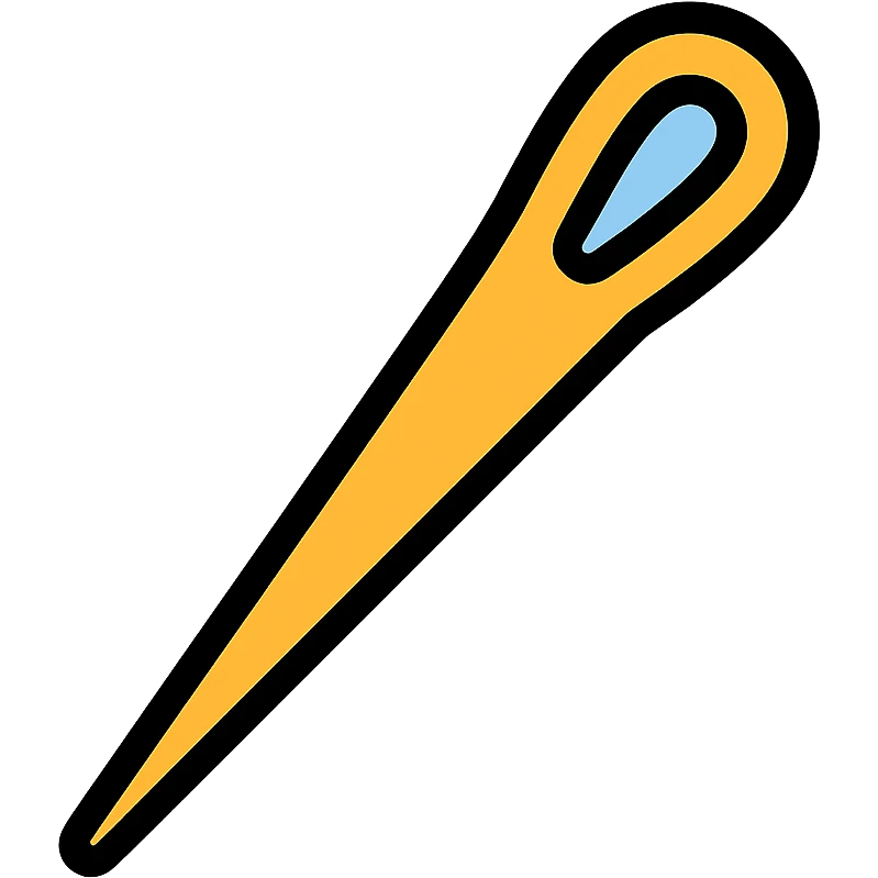 colored sewing needle icon emoji