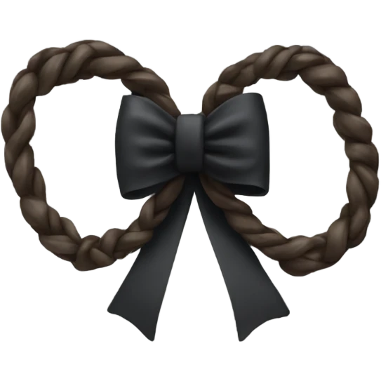 bkack bow emoji