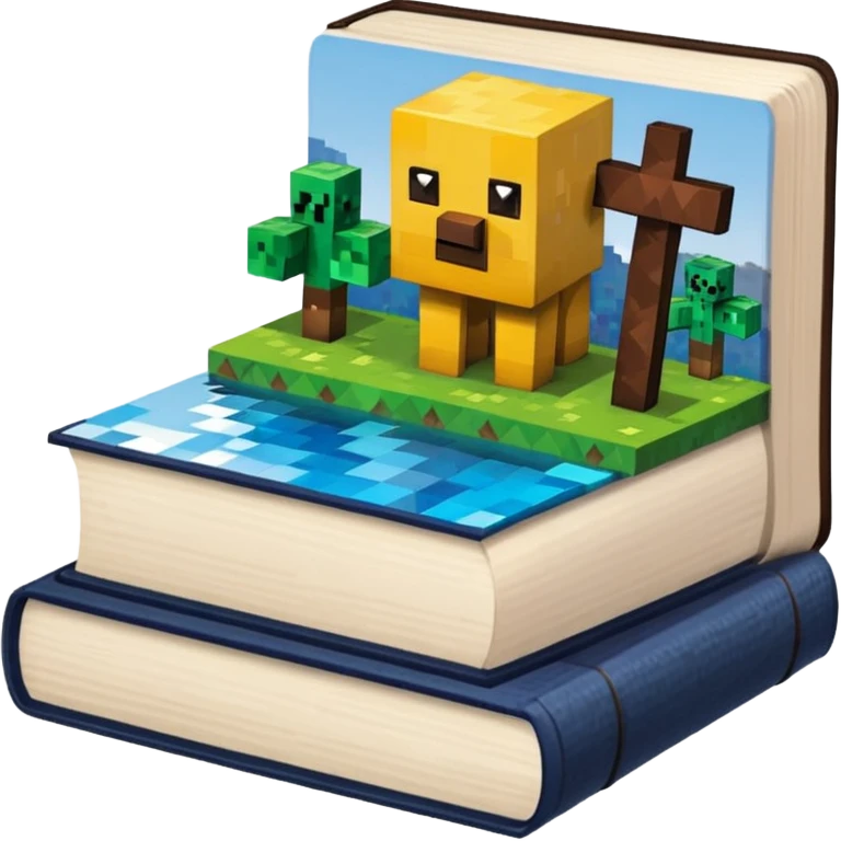 tôi muốn 1 khối book minecraft emoji