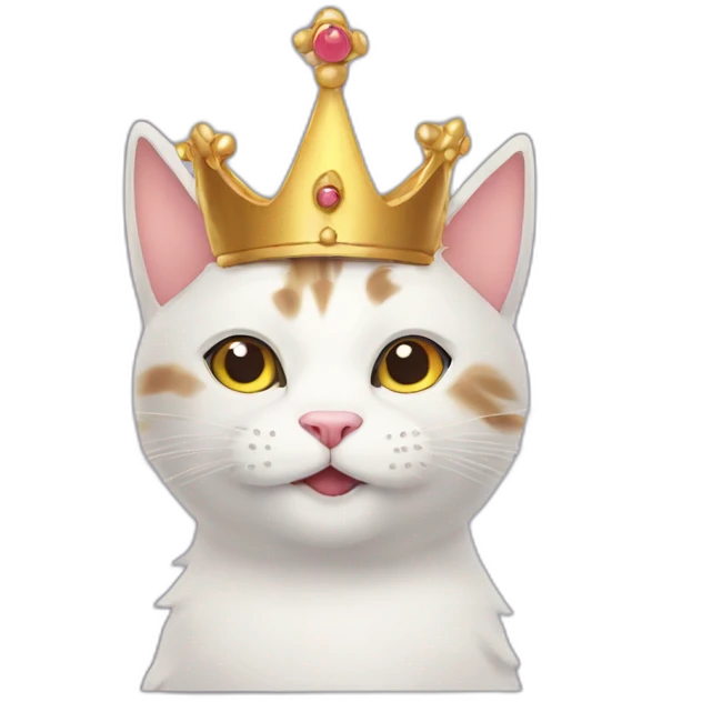 cat-with-crown emoji