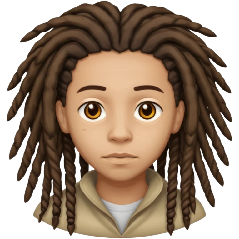 Lightskin Animoji with dreads  emoji