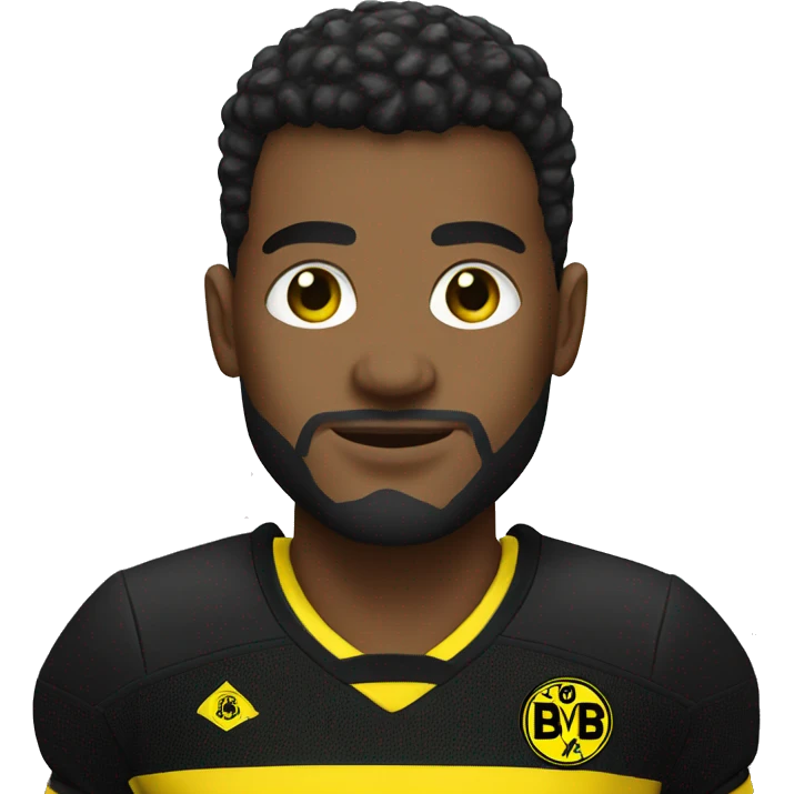 Football player with BVB jersey emoji