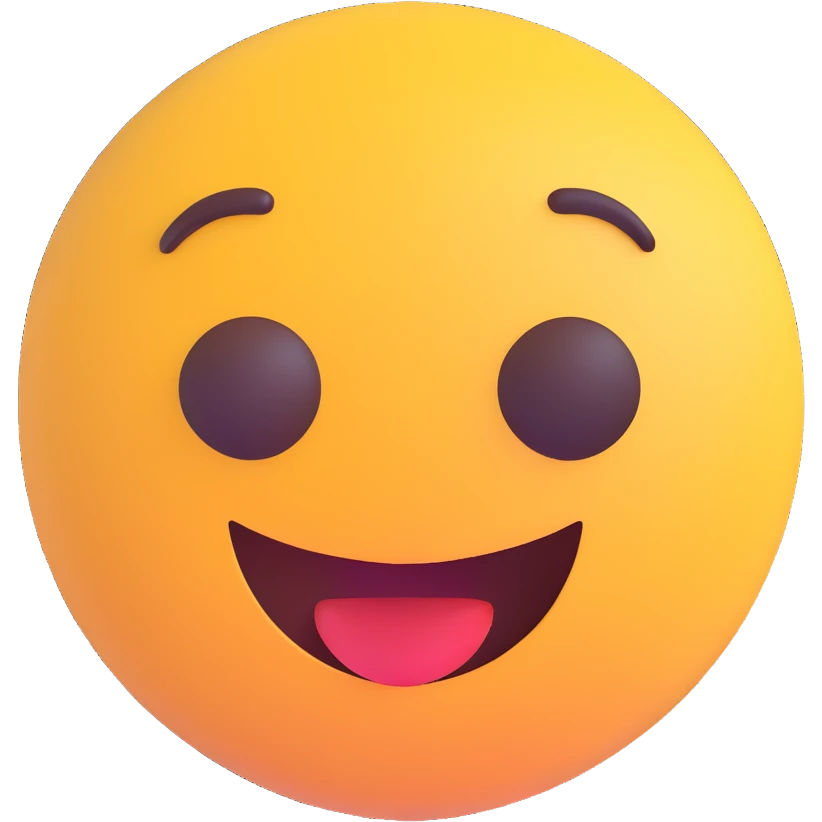friendly introduction or greeting emoji, modern welcoming style emoji