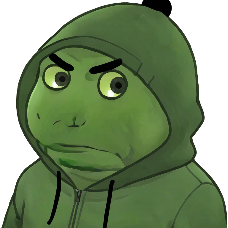 Sad man emoji
