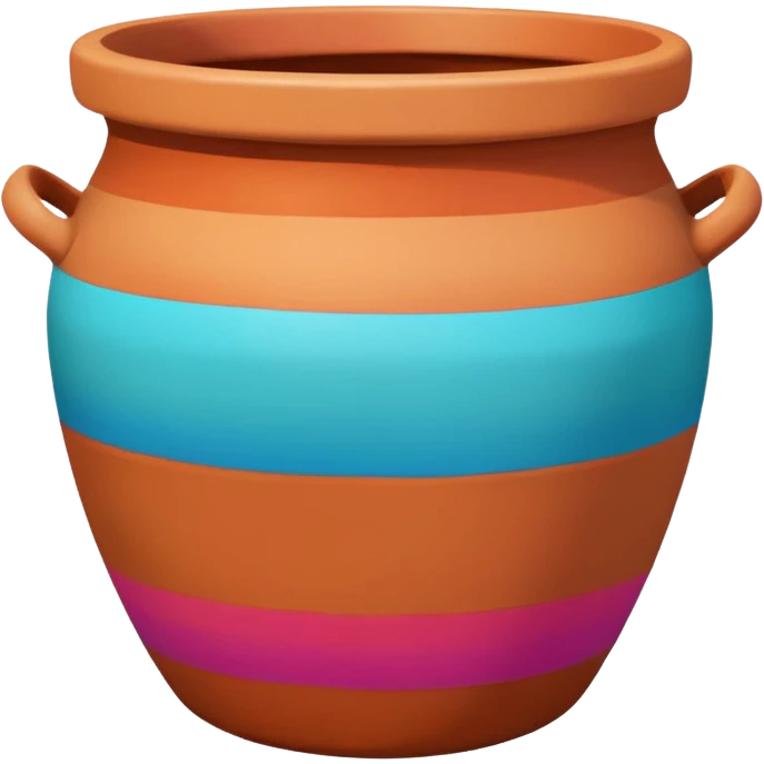 Painted Clay Pot emoji