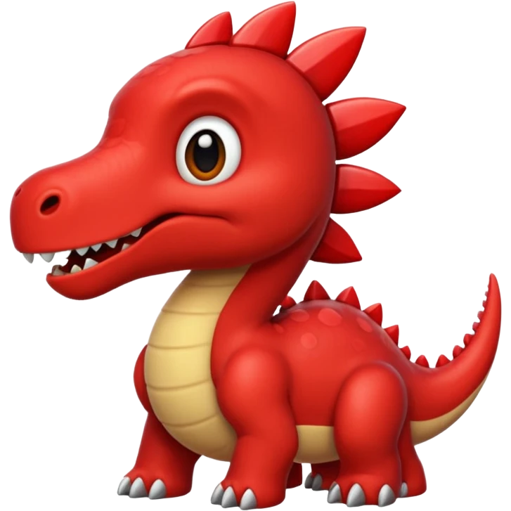 red Dinasor emoji