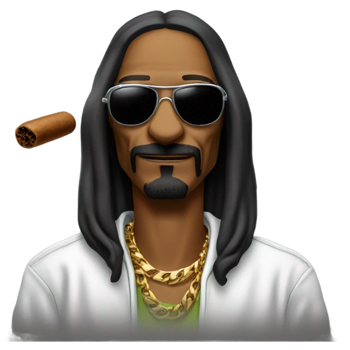 snoop dog smoking emoji