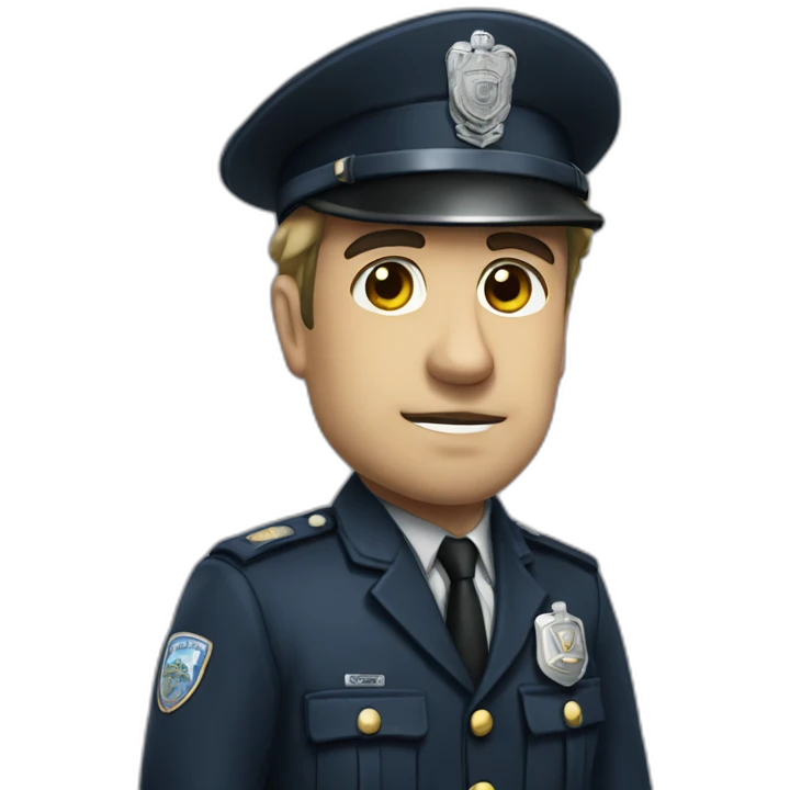Strauss Polizist emoji
