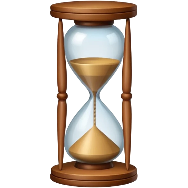 Small hourglass- shaped drum emoji