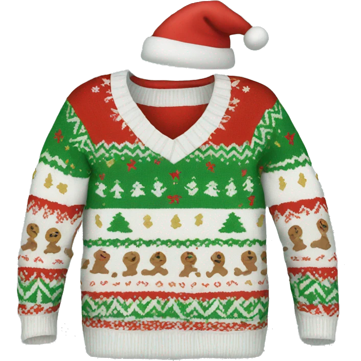 Christmas sweater emoji