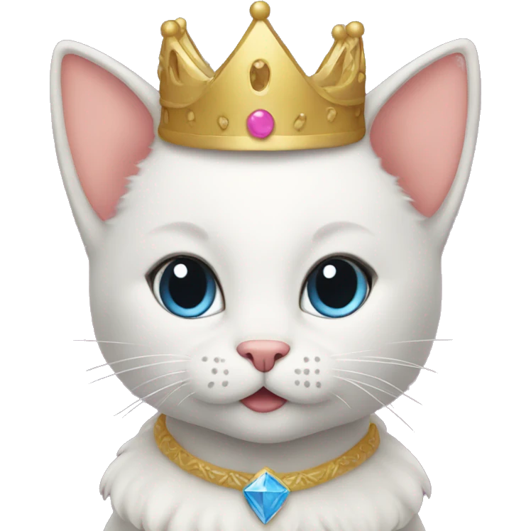 cat princess birthday emoji