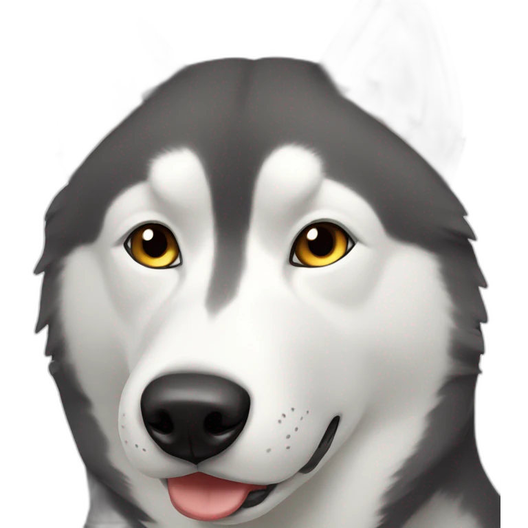 syberian husky emoji