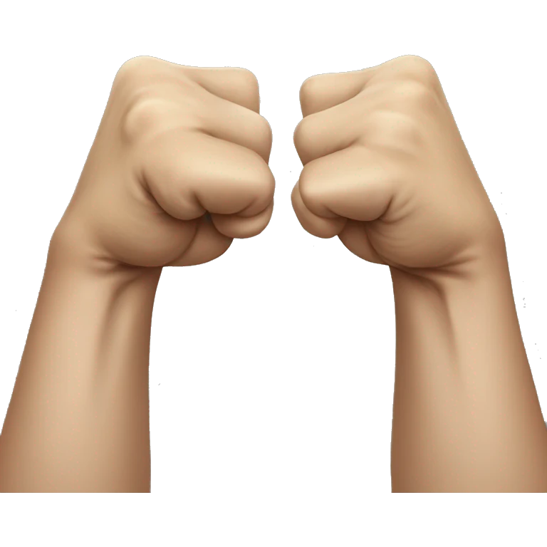 Two fists bumping together  emoji