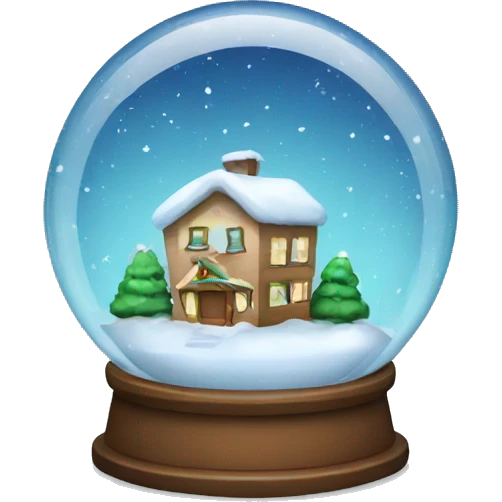 snow globe emoji