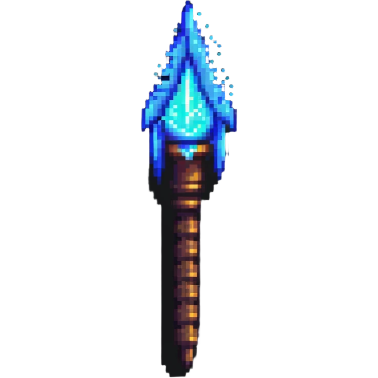 wizard wand with glowing tip emoji