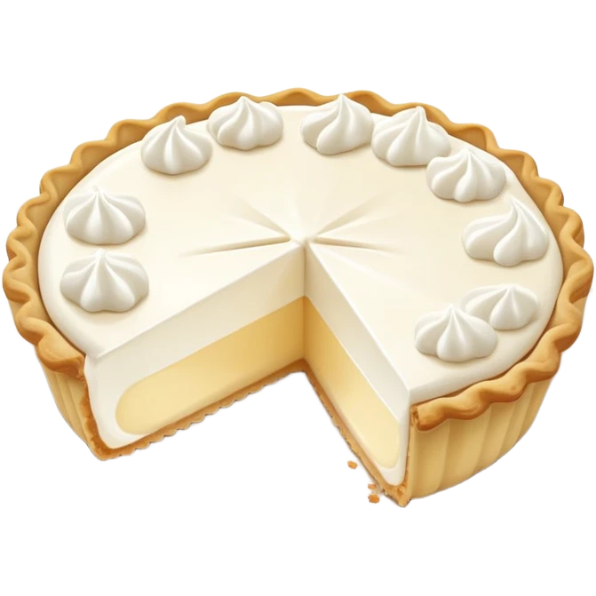 Cream pie emoji