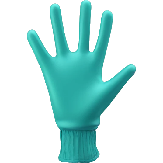 guantes de latex emoji