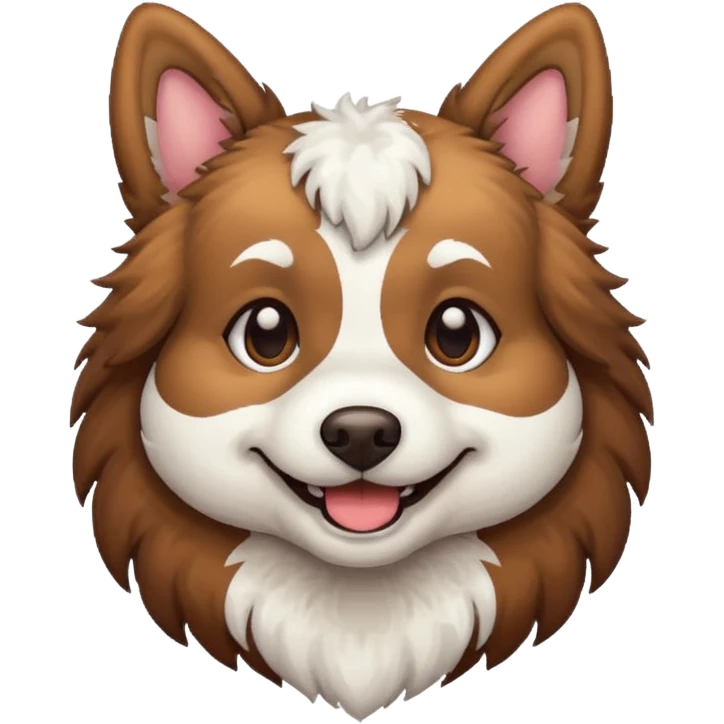 Sukurk šuni baldoga 70bit pixel art emoji