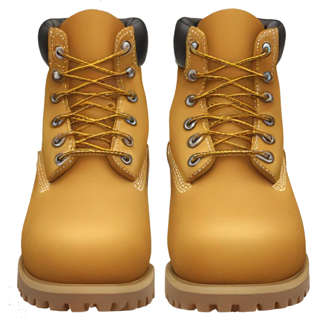 pair of shoes Timberland emoji