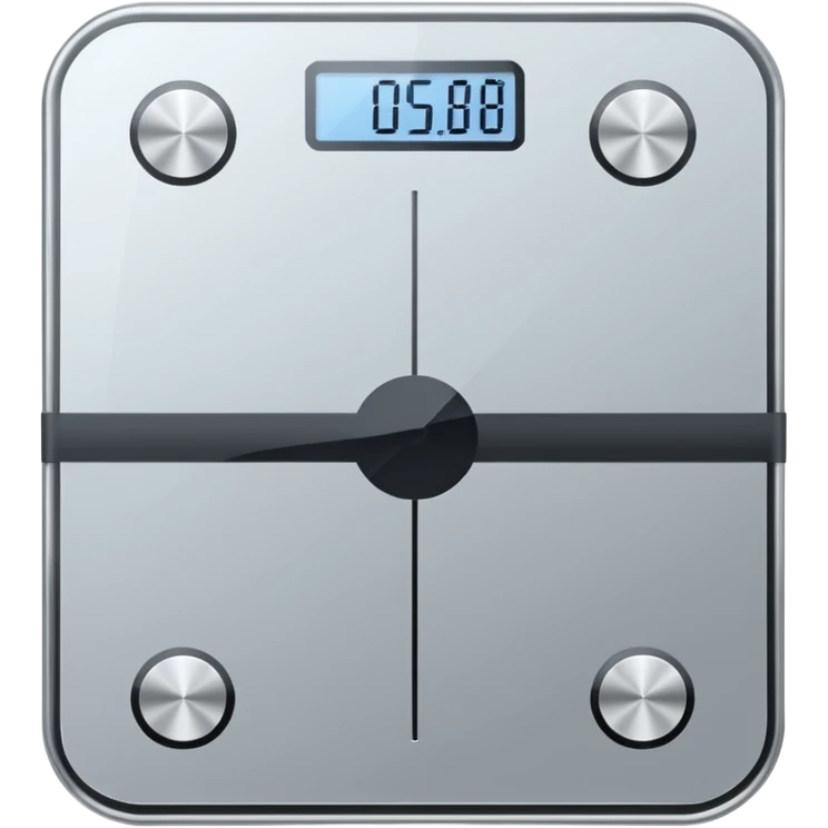 Digital weight scale emoji