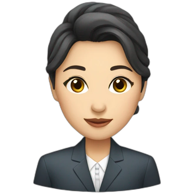 kazakh women in suit emoji